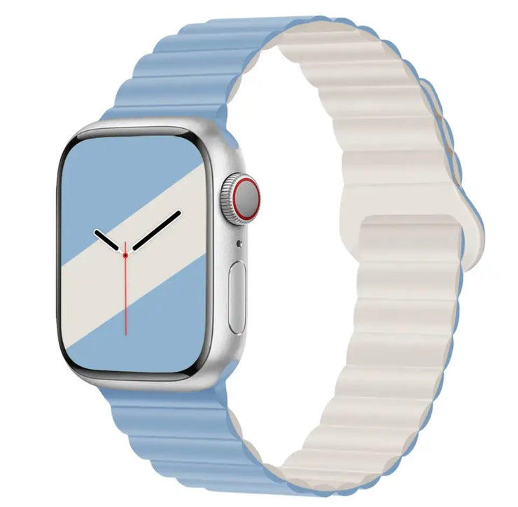 Apple Watch siliconen band - Light blue