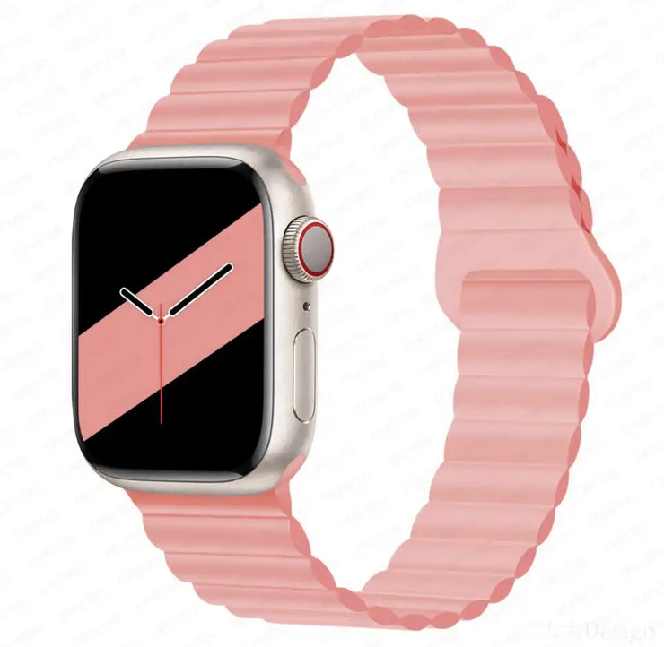 Apple Watch siliconen band  - Pink Rose Grey