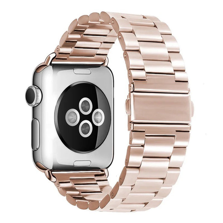 Apple Watch stalen schakel band - Rose gold