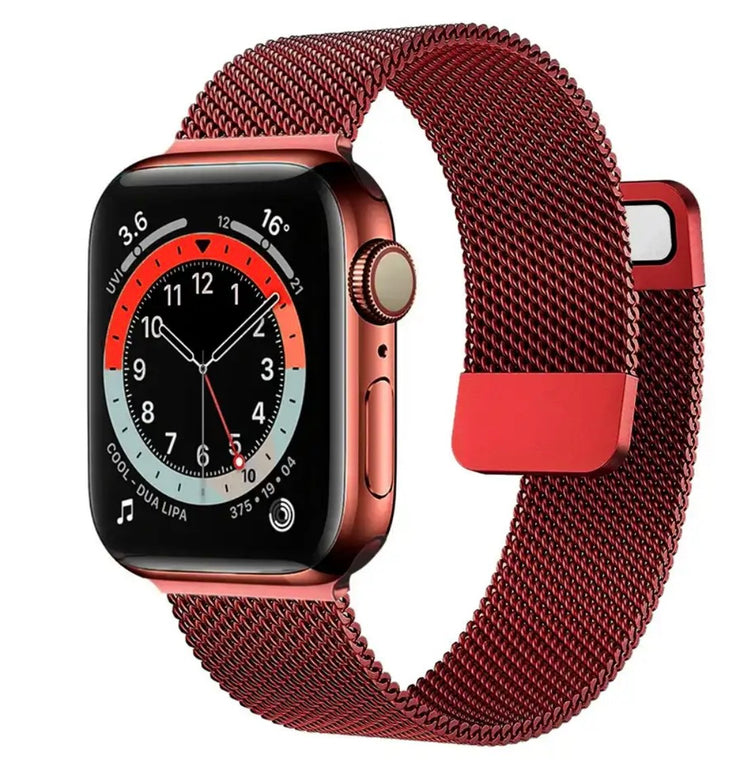 Apple Watches milanese band - Red