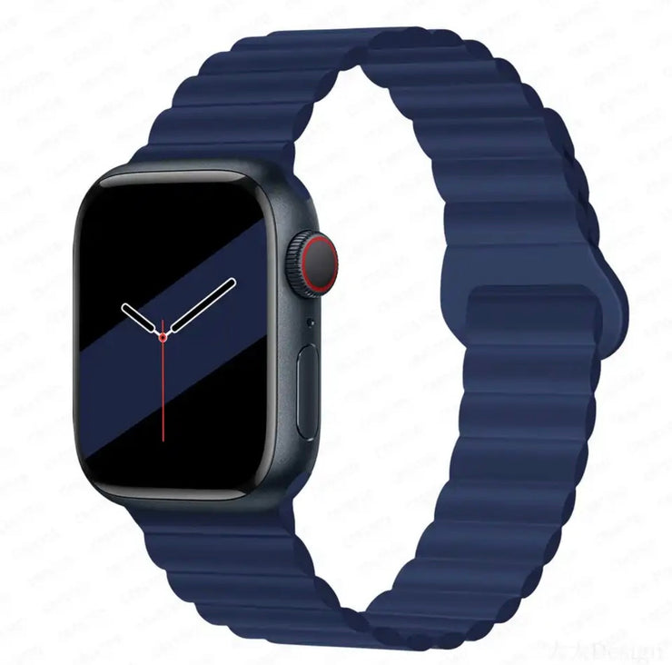 Apple Watch Band siliconen band - Midnight blue