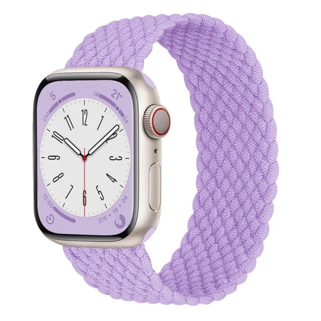 Apple Watch gevlochten solo loop - lavender