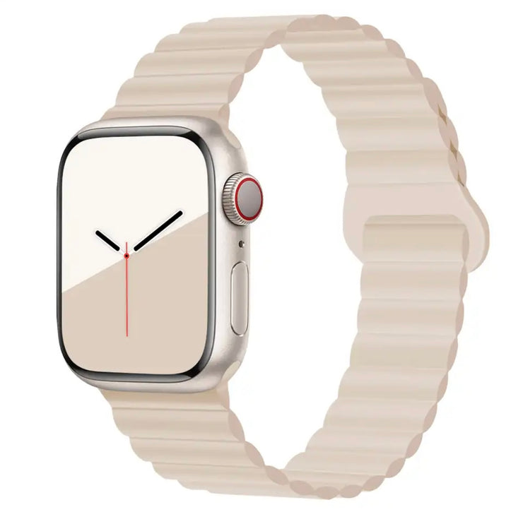 Apple Watch siliconen band - Starlight